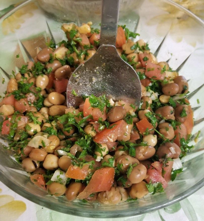Fooll A Mediterranean bean salad
